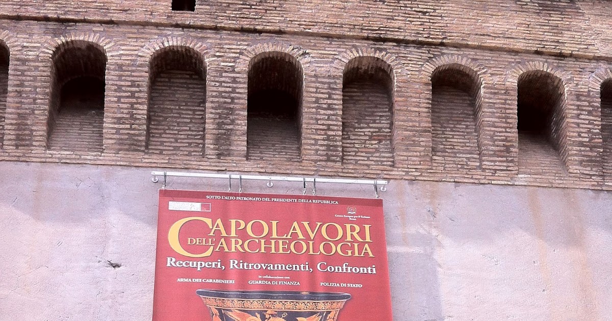 BBC's Amanda Ruggeri Exhibit in Rome showing recovered objects of