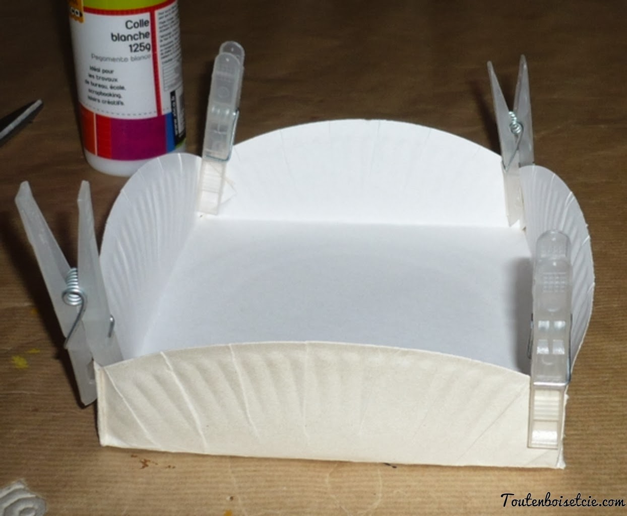 préparation panier tulipes pour fête des grands-mères