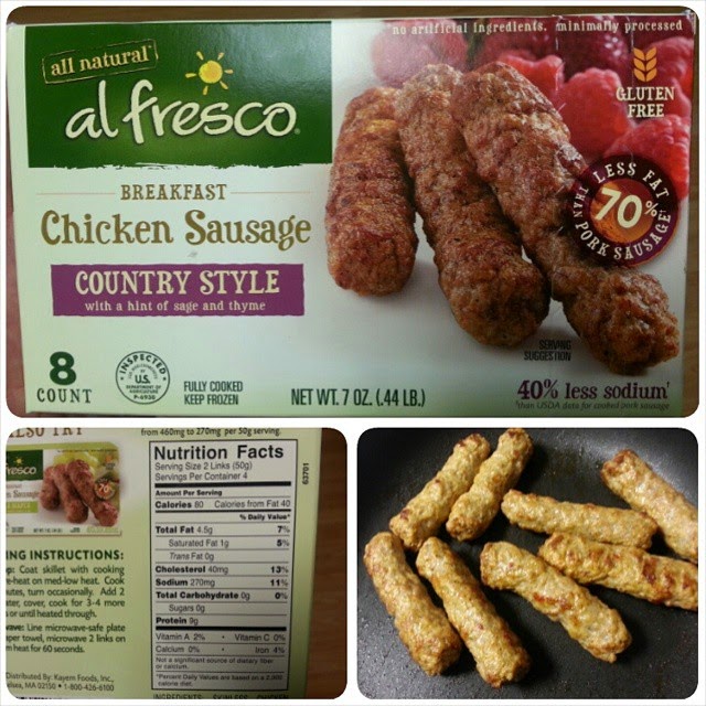 Shannon's Lightening the Load Al Fresco Breakfast Chicken Sausage