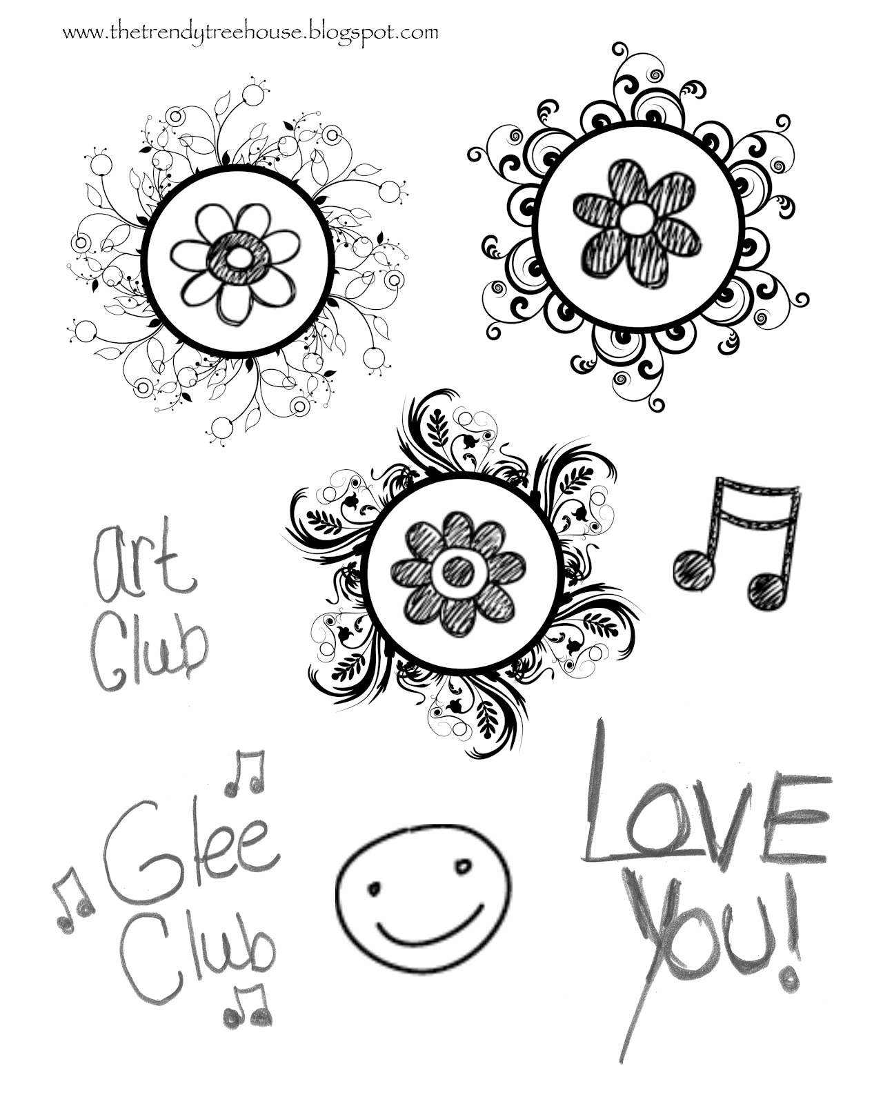 Trendy TreeHouse Shrinky Dink Necklace Teacher Gift