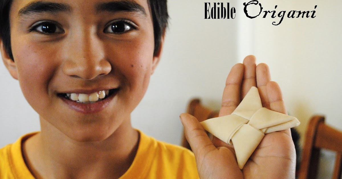 Edible Origami {My Hungry Scientist}
