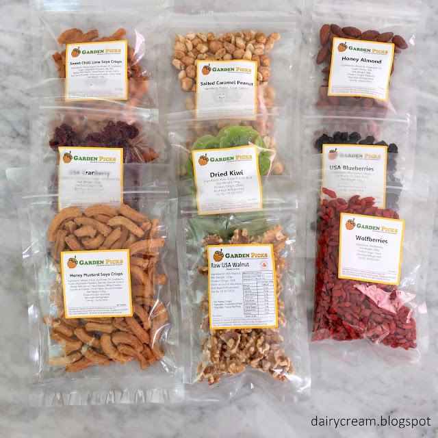 Garden Picks SG Tasty Soy Crisps and Gourmet Nuts