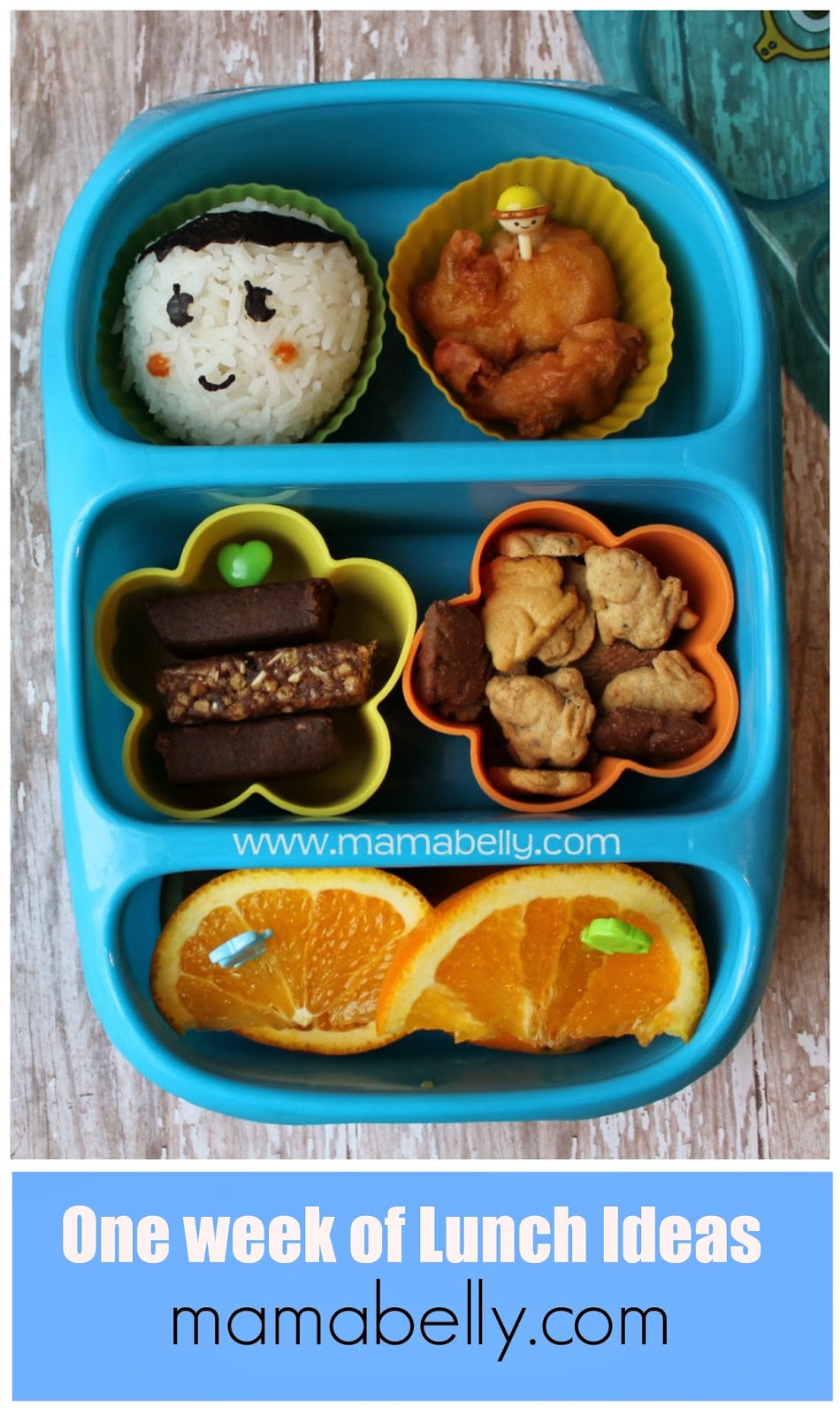 One week of school lunch ideas - mamabelly.com