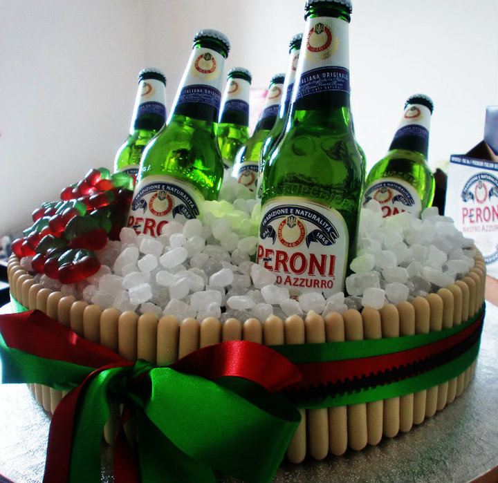 Iced Out Company Cakes! The Peroni Cake!