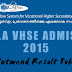 Kerala VHSE Admission 2015 2nd Allotment Result Published