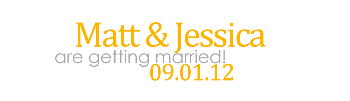 Matt and Jessica are Getting Married!