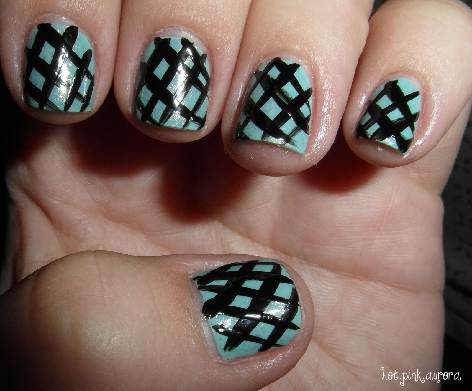 Lattice Nail Art Tutorial with Stamping - wide 8
