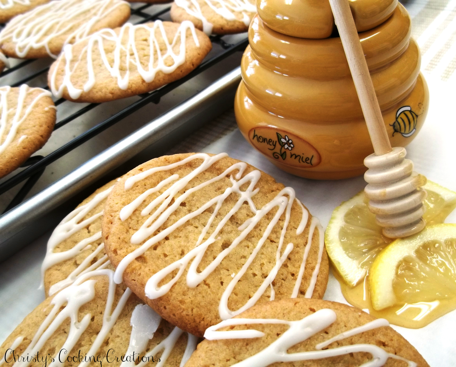 Honey, Lemon and Ginger Cookies