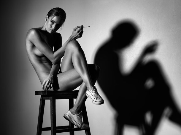 Peter Coulson fotografia fashion mulheres modelos sensuais provocantes nudez fetiche preto e branco