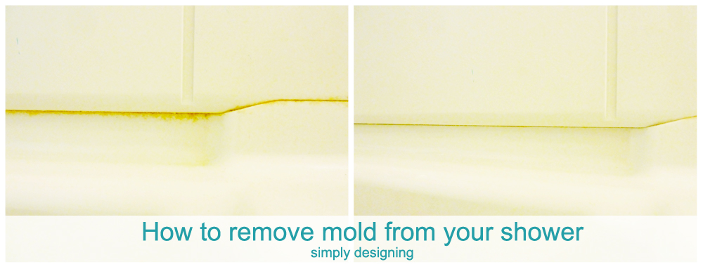 How to remove mold and mildew from showers and tubs | #cleaning  #naturalcleaning