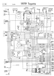 repair-manuals: Toyota Corolla 1979 Wiring Diagrams