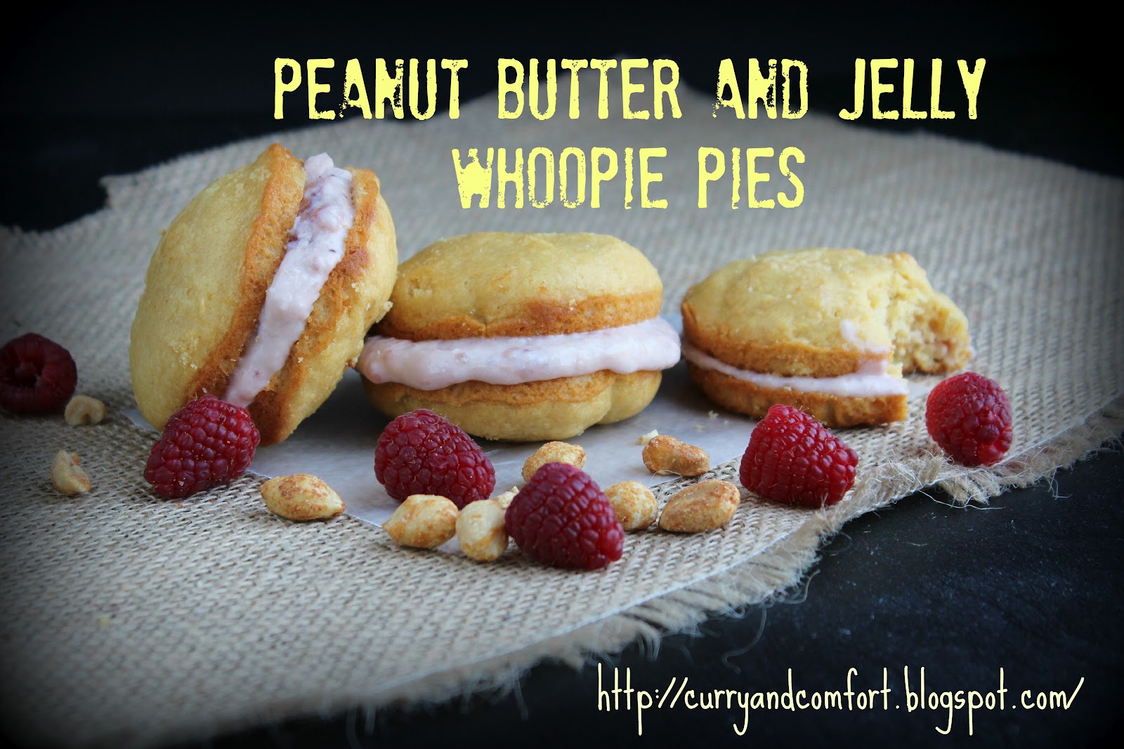 Kitchen Simmer Peanut Butter and Jelly Whoopie Pies