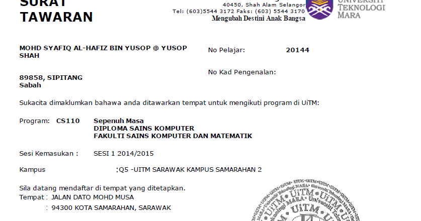 Uitm Diploma Sains Komputer