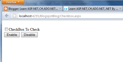 asp.net CheckBox control