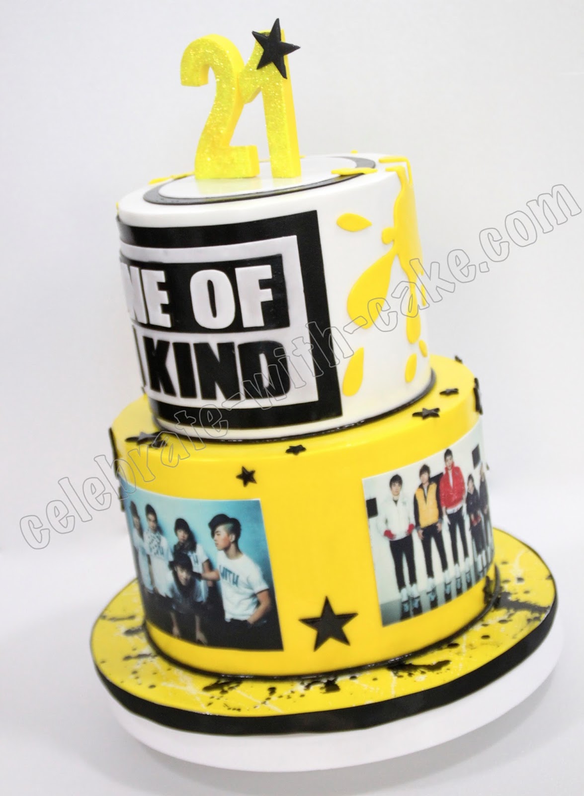 Celebrate with Cake! 21st Birthday Music Band Cake