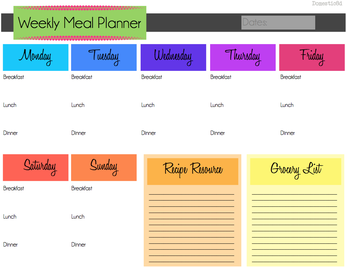 week planner calendar
