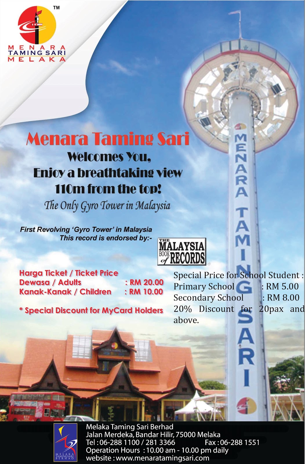 Horay Horay Taming Sari Tower