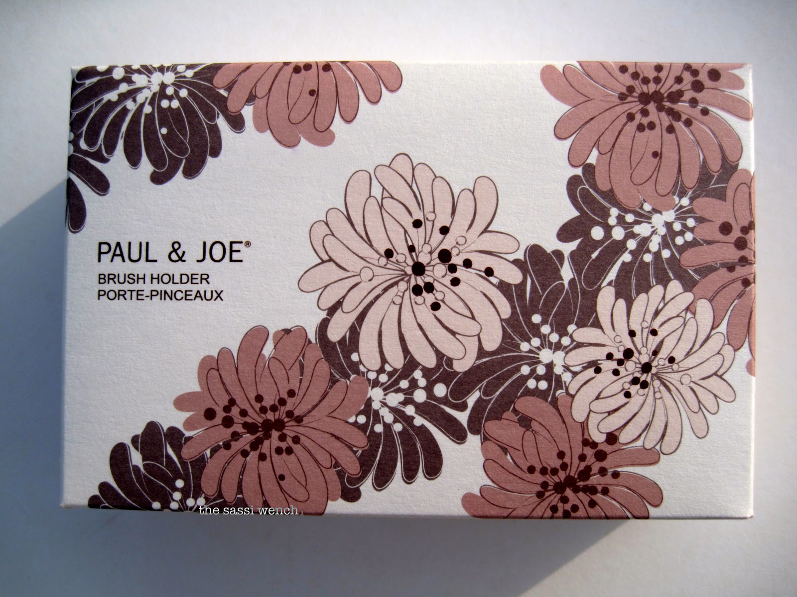 from Sassi, who lived it... The Paul & Joe Brush Holder