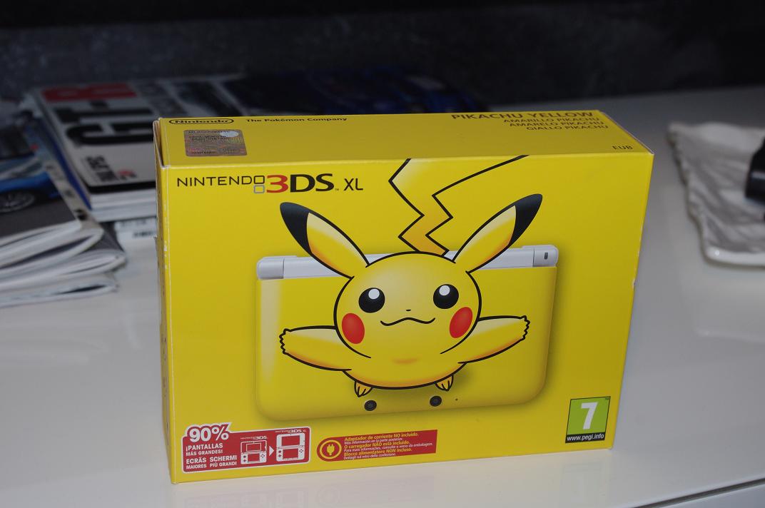 My Passions Nintendo 3DS XL Pikachu limited edition