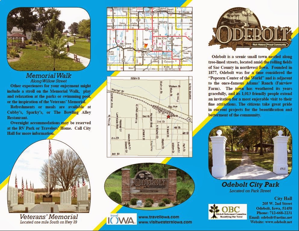 Odebolt Betterment Committee New Odebolt Brochure