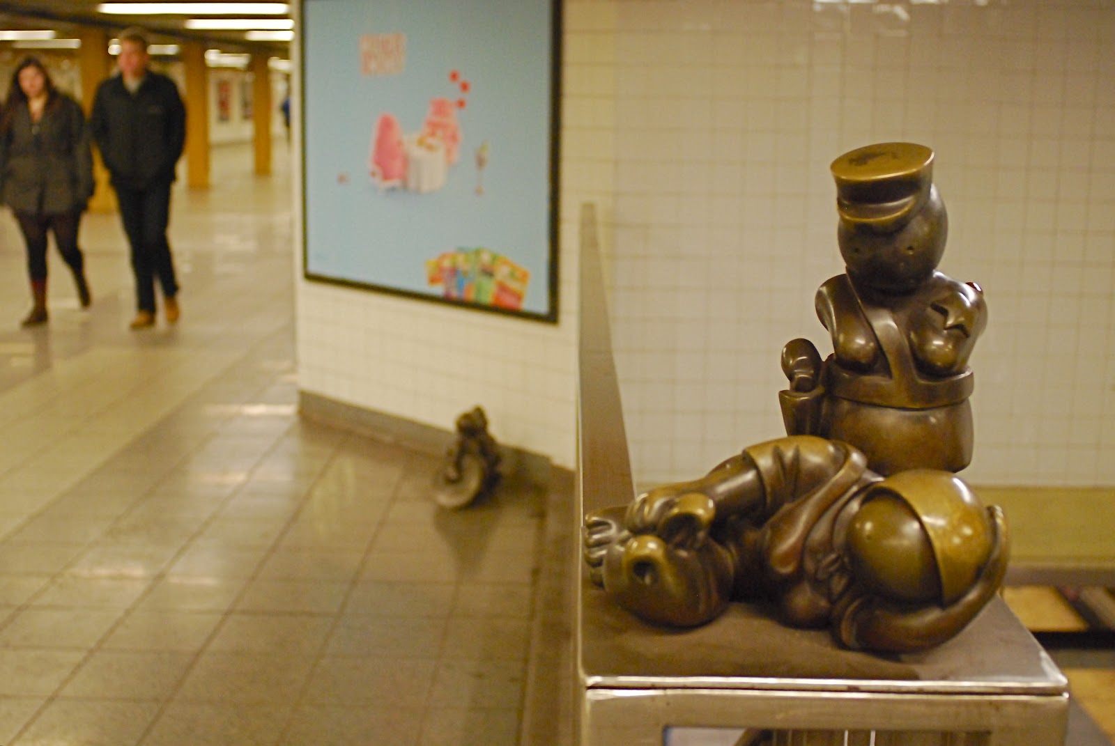 NYC ♥ NYC Delightful Sculptures Underground