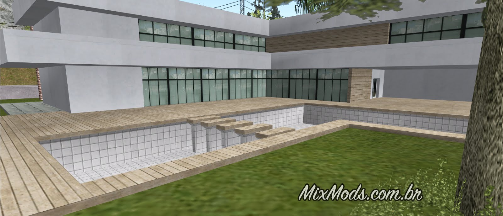 SA] Beach Club Safehouse Fixed (casa na praia) - MixMods