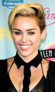 hair blonde Miley Cyrus