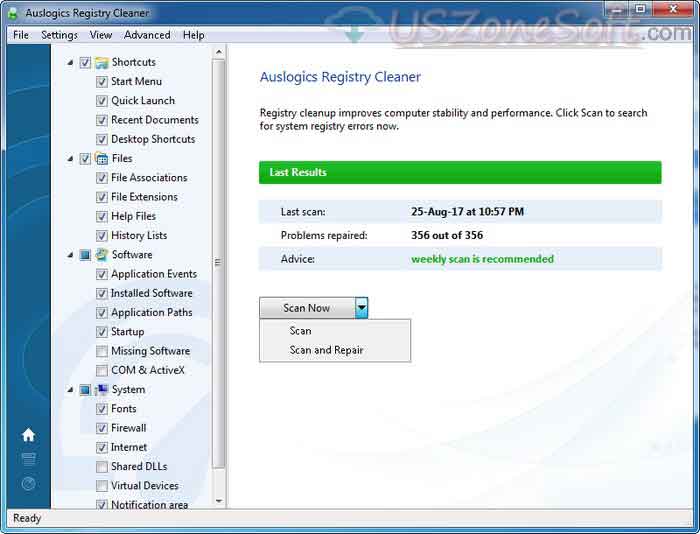 free software registry repair windows 7