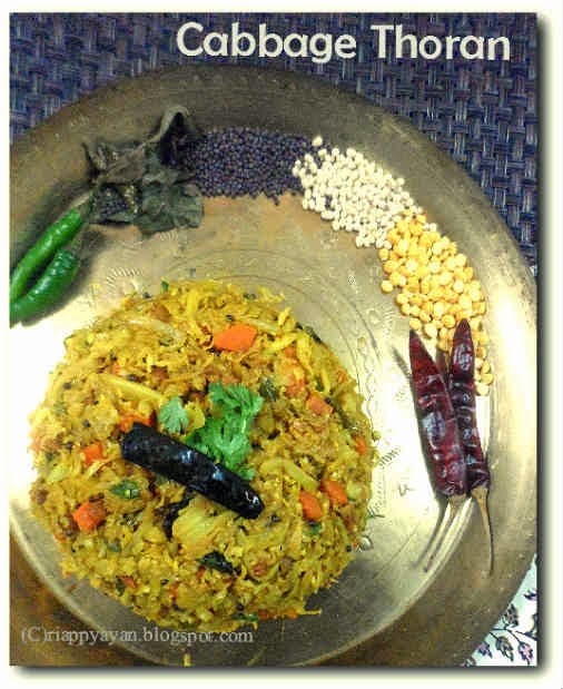 Cabbage & Carrot Thoran Kerala Style Recipe Junction