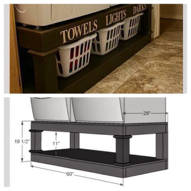The Roane Home The most amazing laundry pedestals!