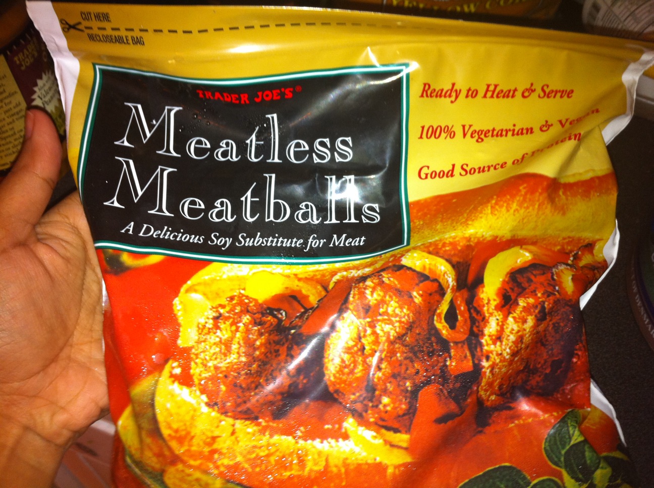 The Cat Lady Cook Product of the week Trader Joe's Meatless Meatballs