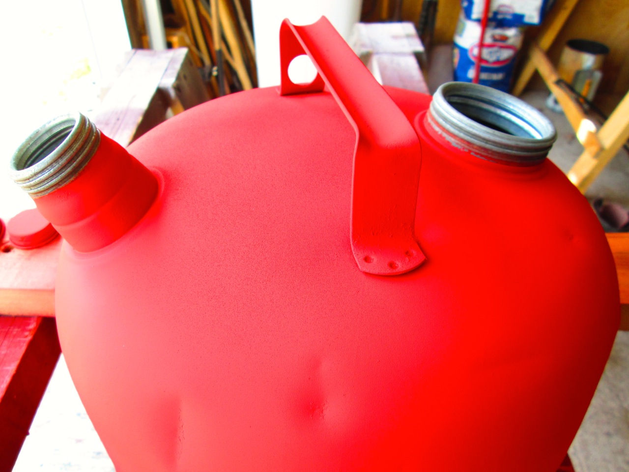 How To Paint Vintage Gas Cans