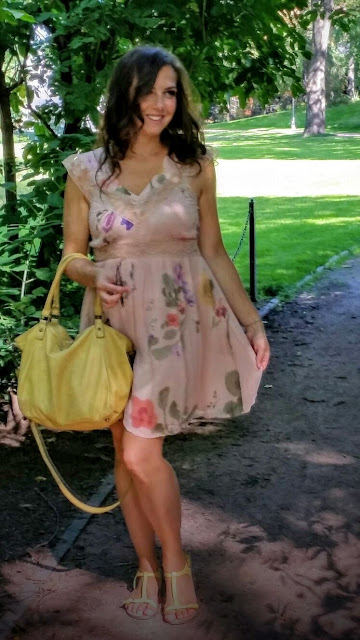 Flower dress byTiMo #elisiroflife.blogspot.com