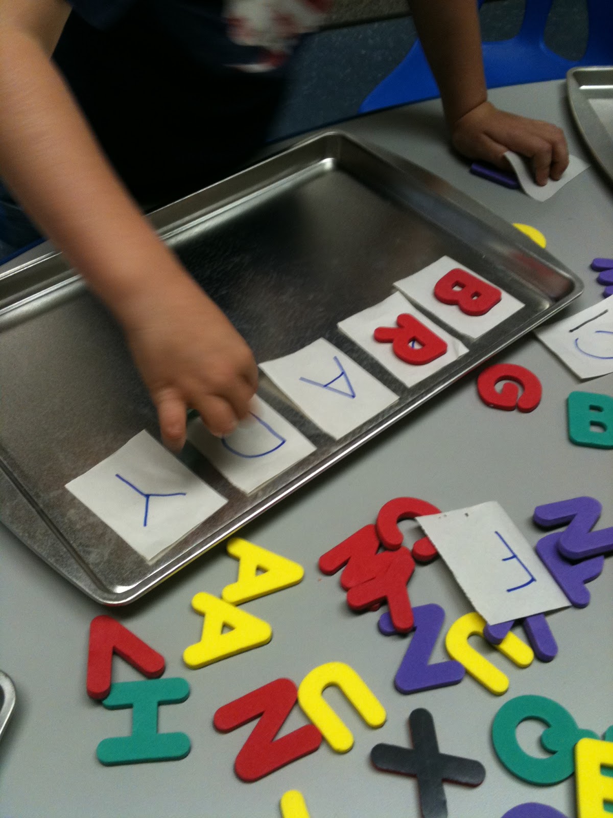 letter match up game Preschool Pinterest