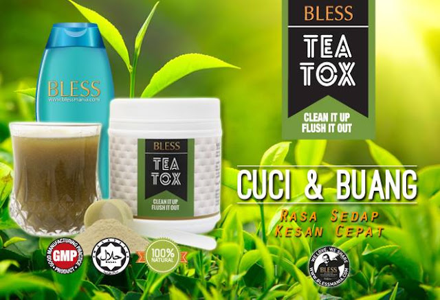 Sihat dan Kurangkan Berat dengan BLESS TeaTox 