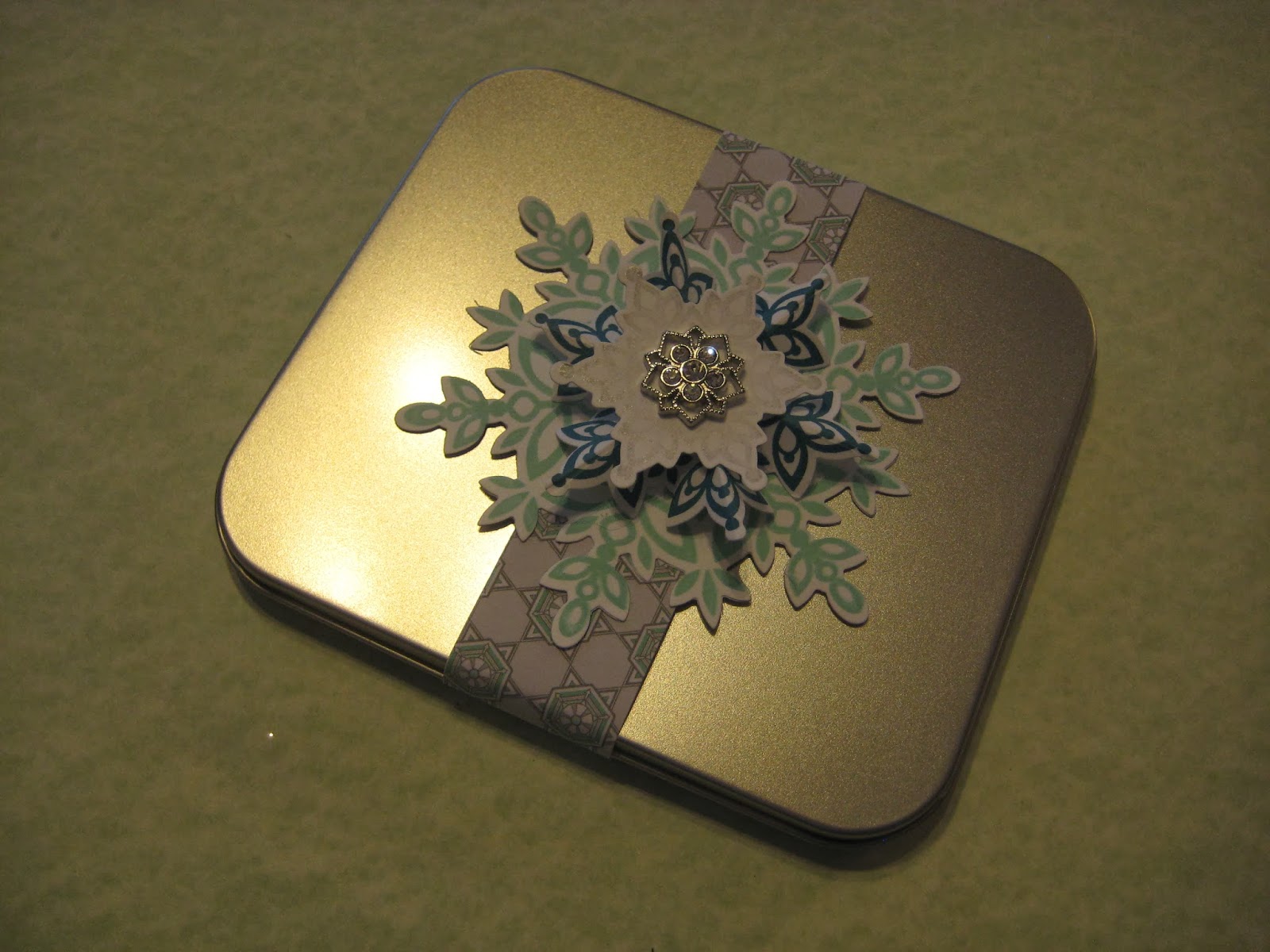 Great Minds Ink Alike Festive Flurry Gift Card Tin