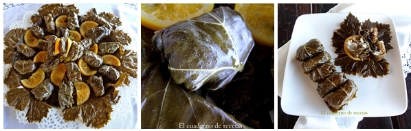 Dolmas { Hojas De Parra Rellenas }
