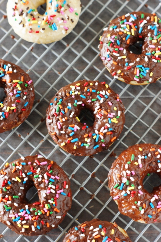 Chocolate Glazed Baked Donuts The Kitchen is My Playground
