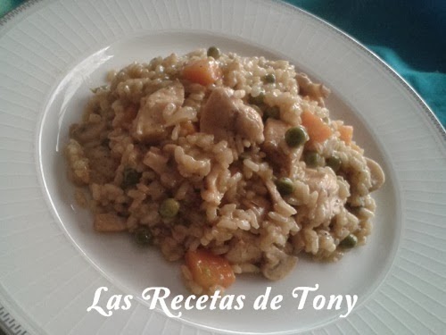 Arroz Al Curry Con Pollo Y Verduras
