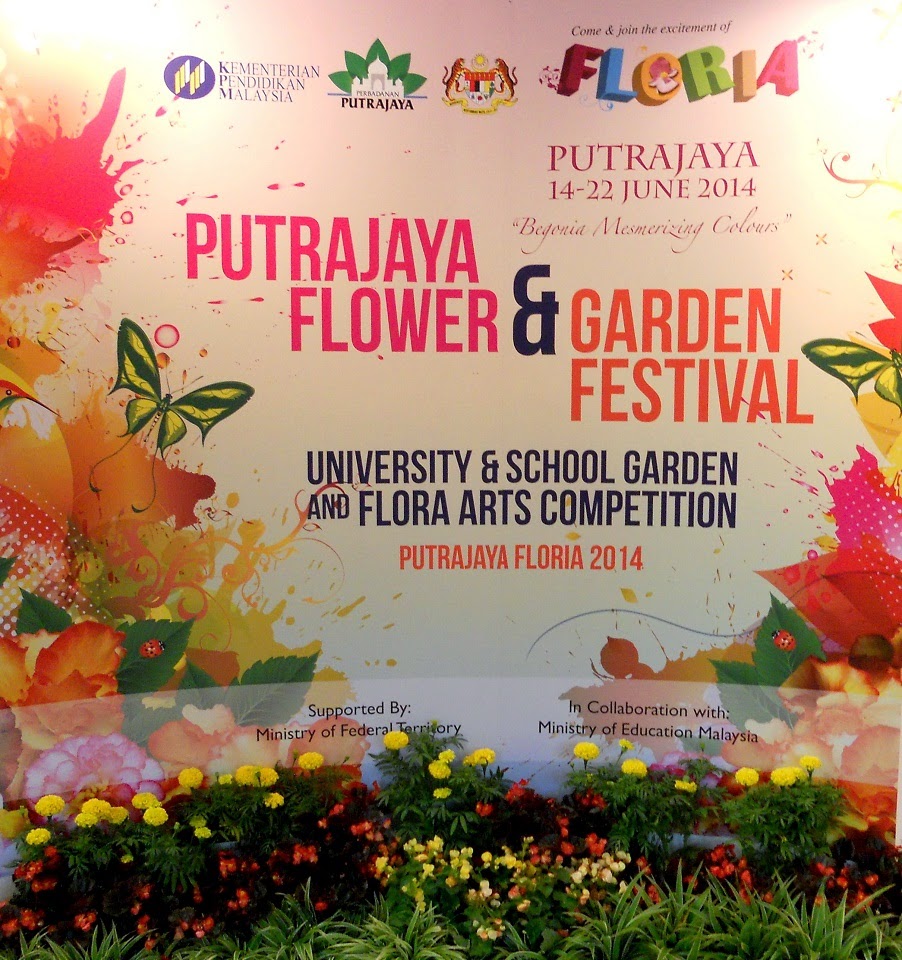 Gambar Sepetang di Festival Bunga Dan Taman Floria Putrajaya 2014