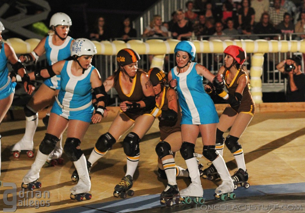 Long Beach Roller Derby 4th St Retro Rollers VS Bixby Rollerettes