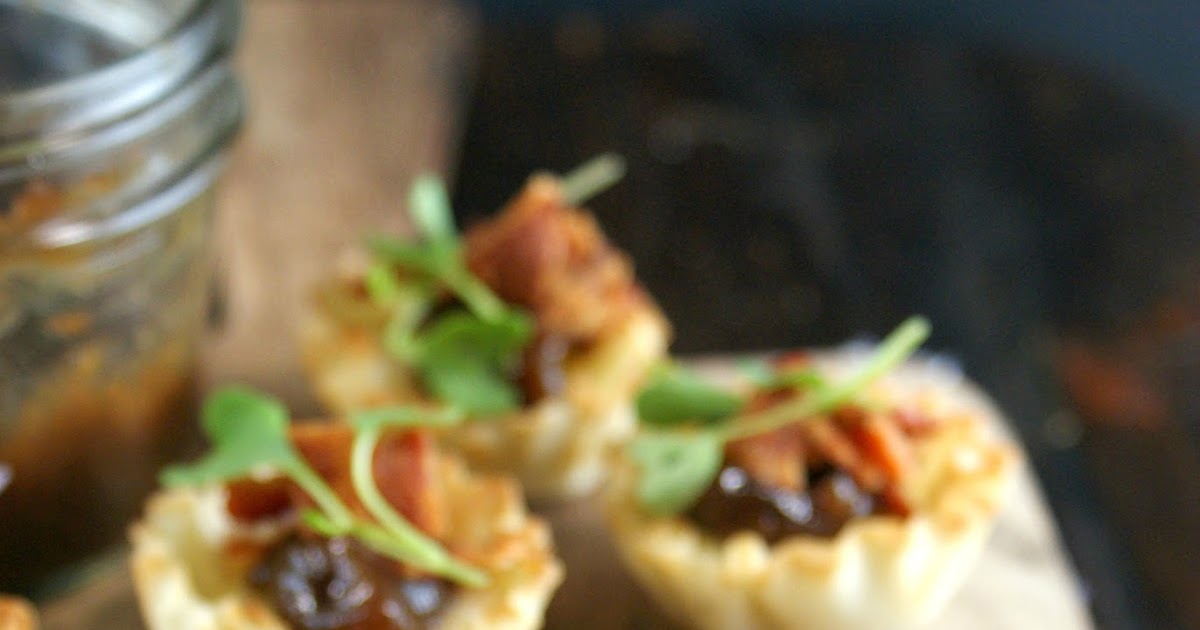Authentic Suburban Gourmet Brie, Bacon and Fig Jam Tarts Secret