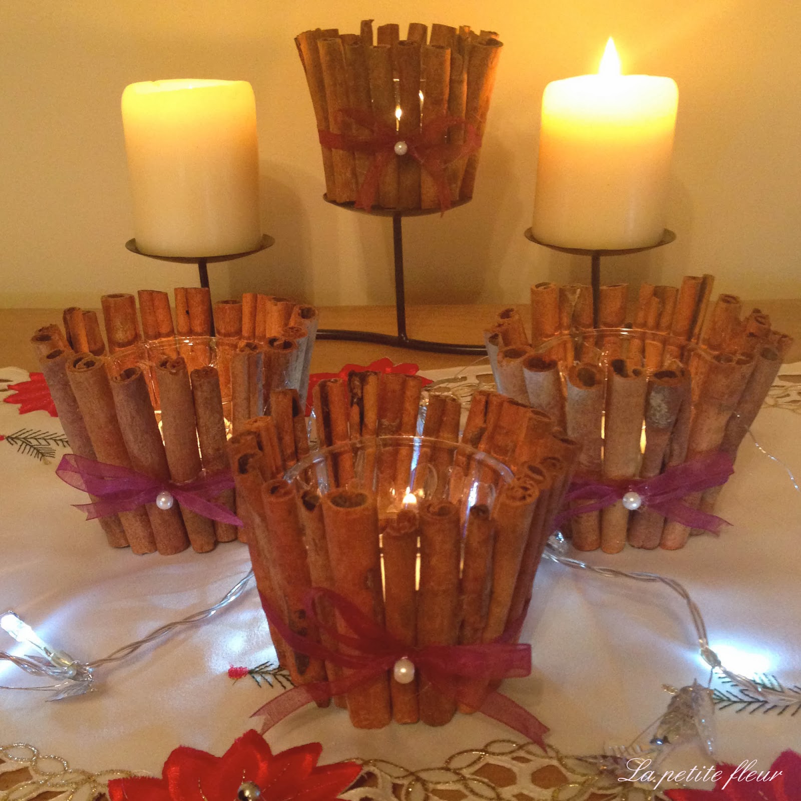 Hannah Curson Handmade candle holders.