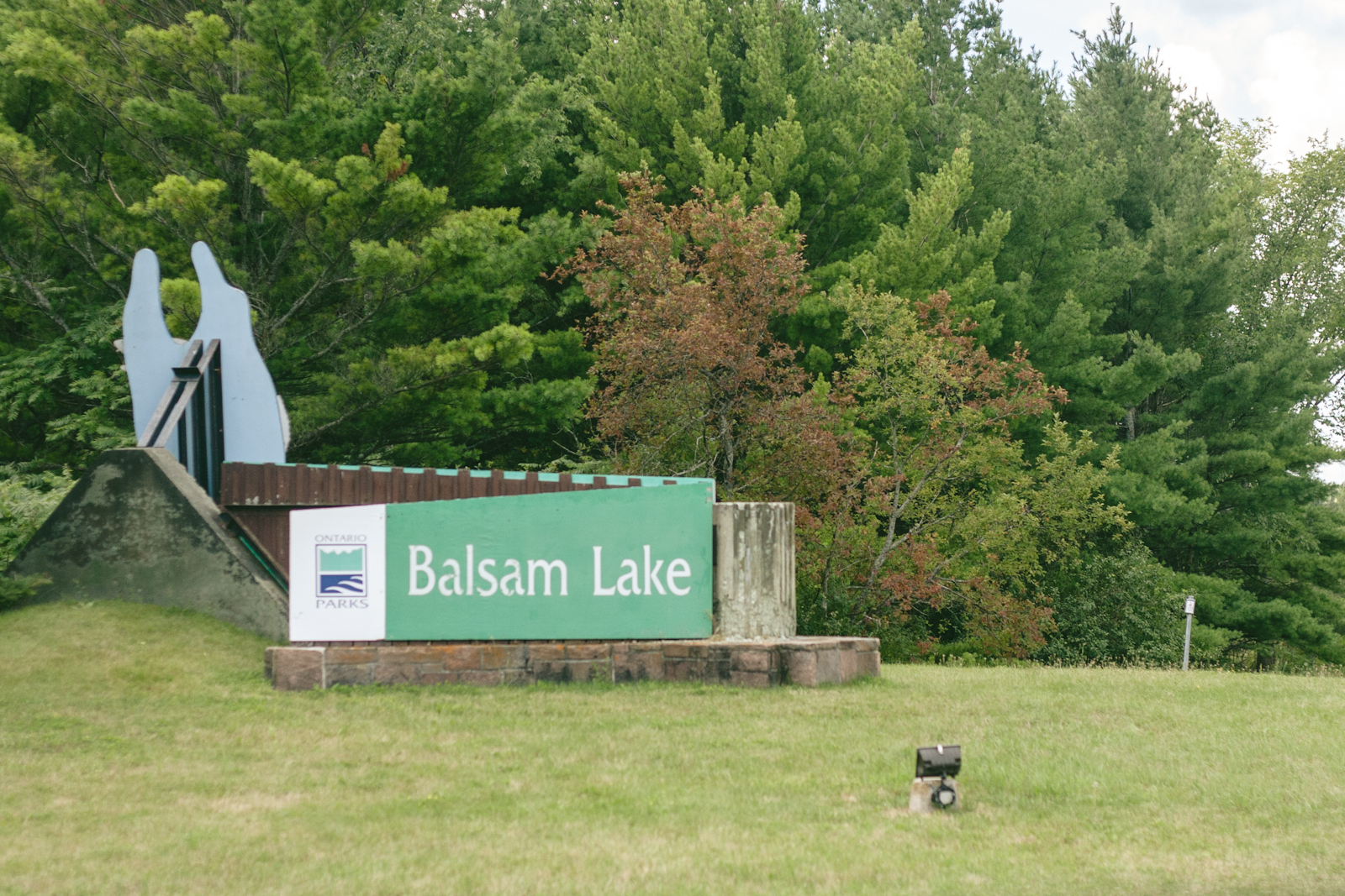 Camping at Balsam Lake this anomal life.