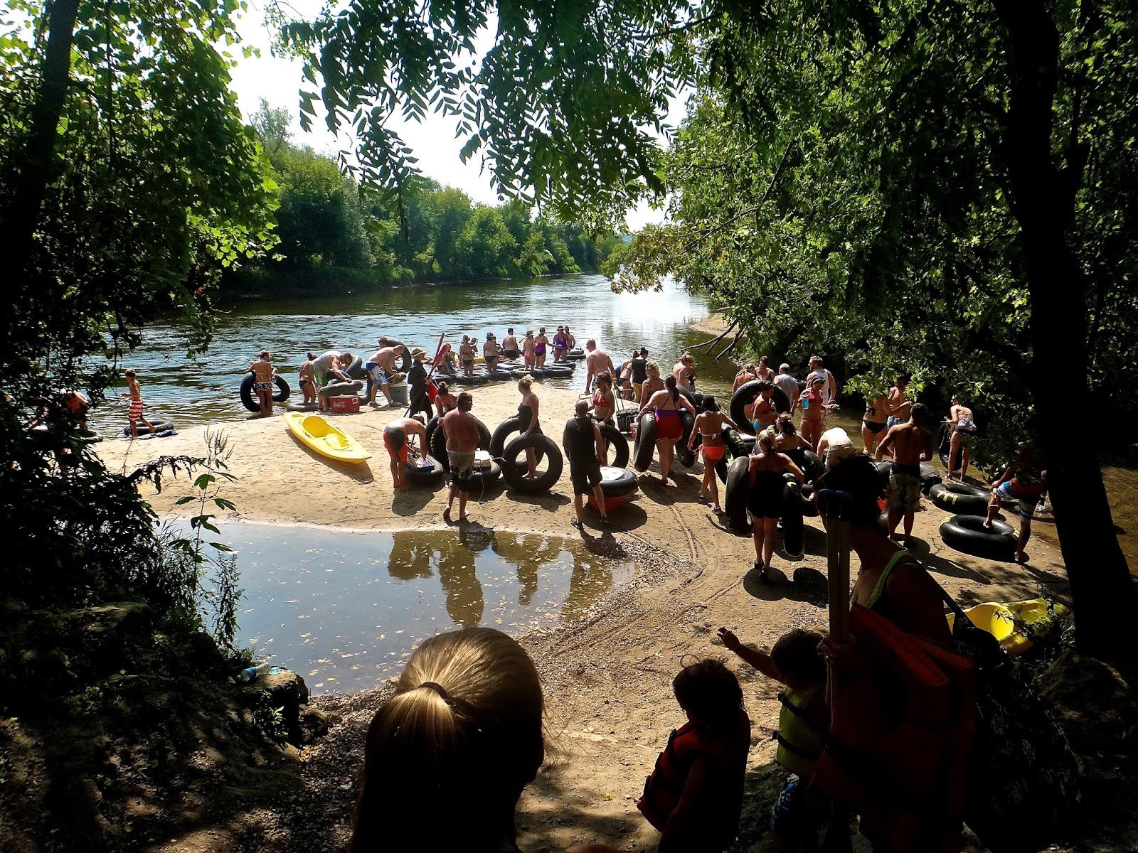 Russman's spot Tubing the Cannon River at Welch Mill