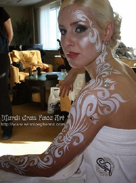 Wedding Body Painting Ideas Make Bride's Body Look Sexy   Mackburry