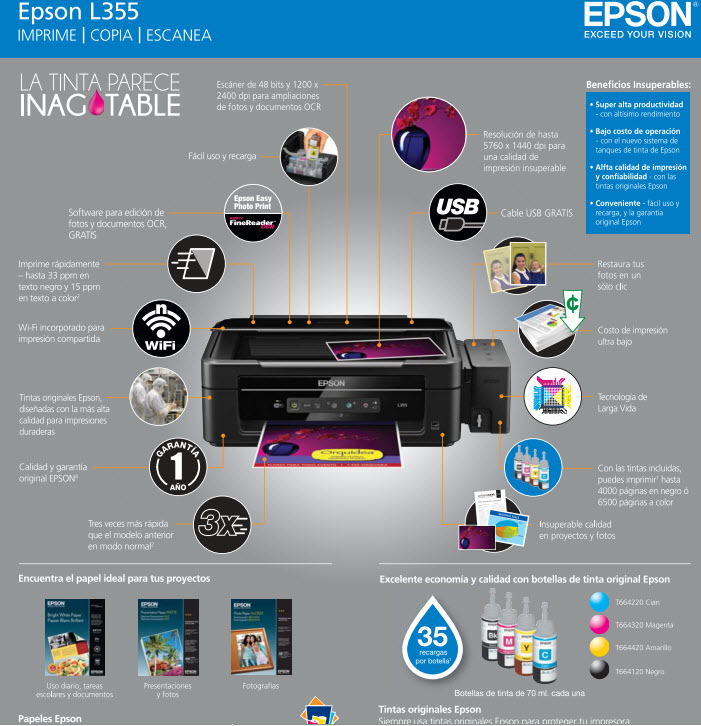 Epson l355 инструкция скачать