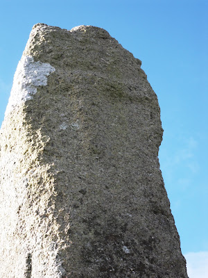 Christian Cross on a Celtic Stone Fowey, Cornwall