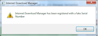 Mengatasi Fake Serial Number IDM