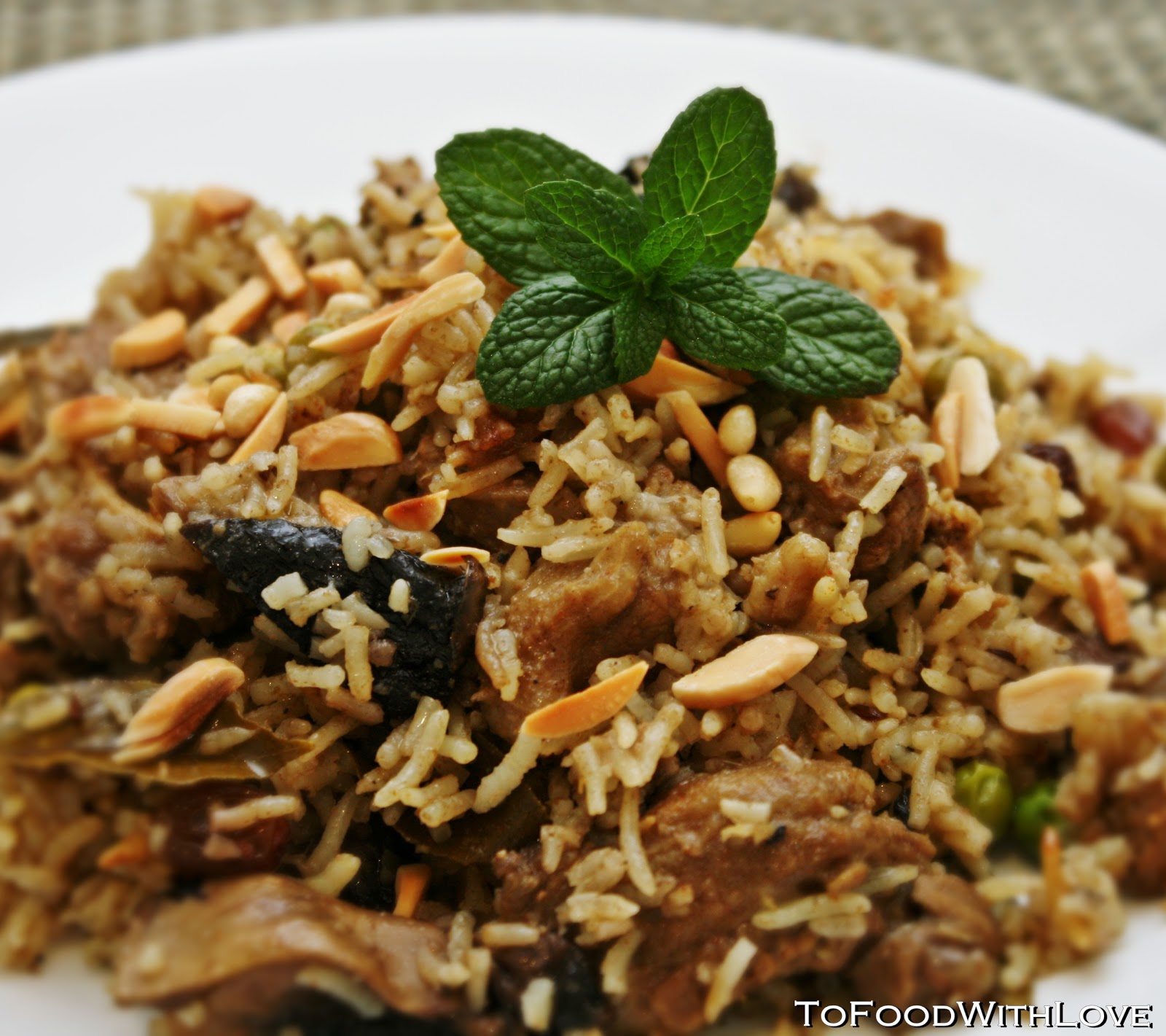 To Food with Love Easy Lamb and Mushroom Biryani